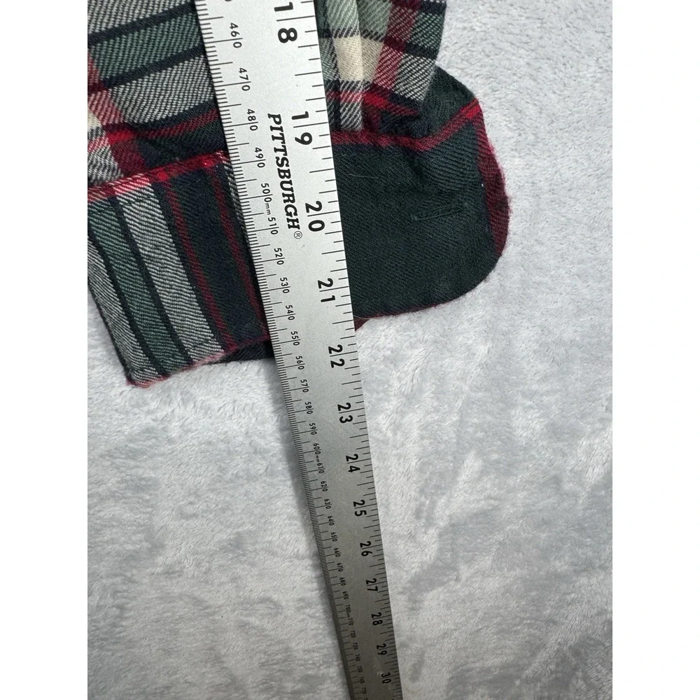 Banana Republic Vintage Wool Plaid Shirt Gray Men's Size M
